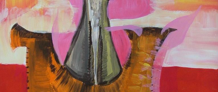 Peintures au fil du temps - La fontaine rouge - 1999