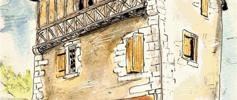 Maison à colombages - Grignols en Dordogne
