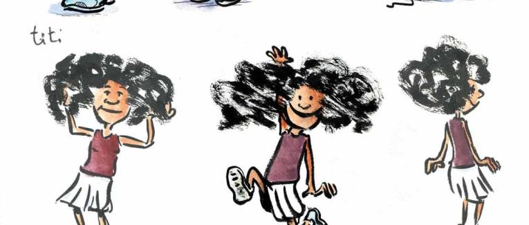 Jennah 4 ans : Personnage de BD