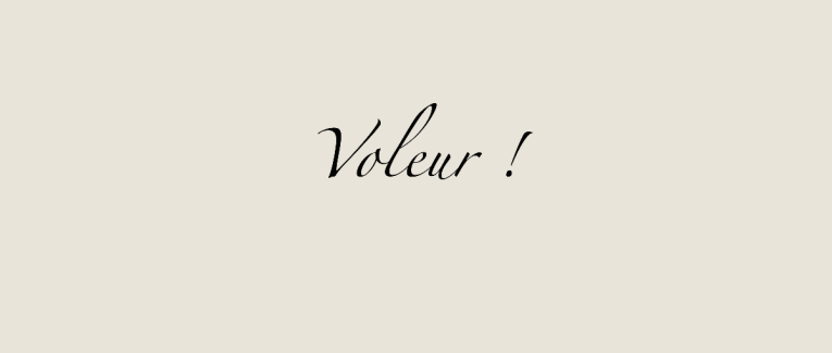 Voleur !