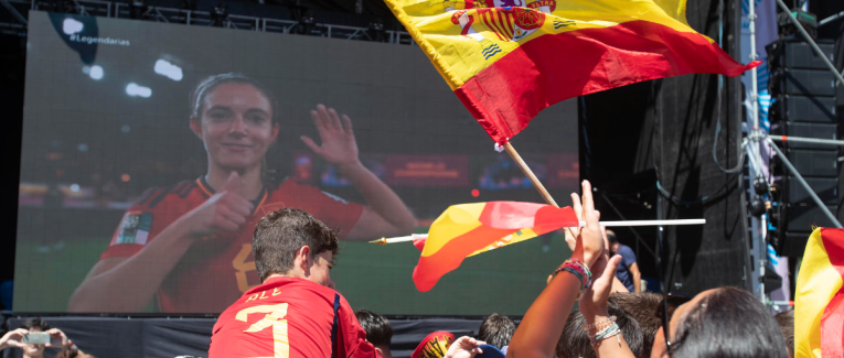 La selección española, campeona del mundo del deporte “rey”