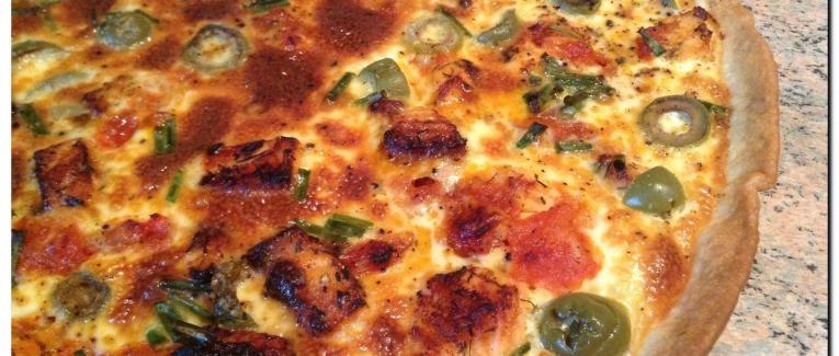 Quiche au saumon frais