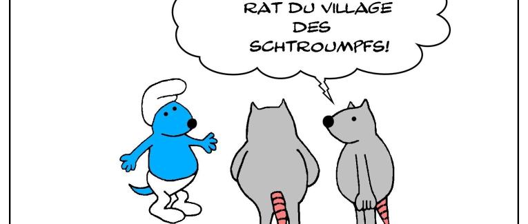 Schtroumpf ! Un Rat !
