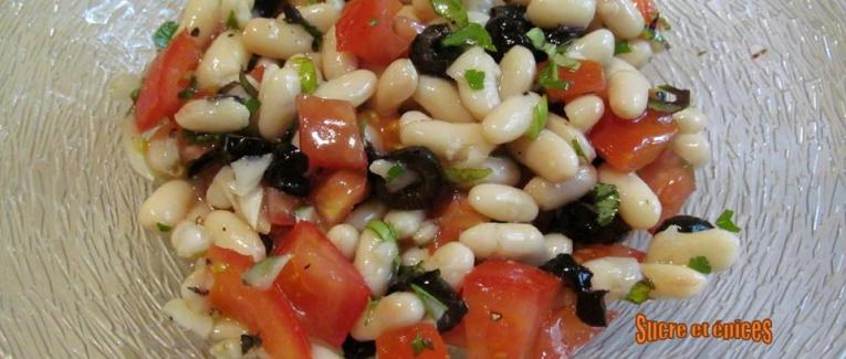 Salade de haricots blancs
