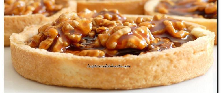 Tartelettes aux noix et caramel beurre salé
