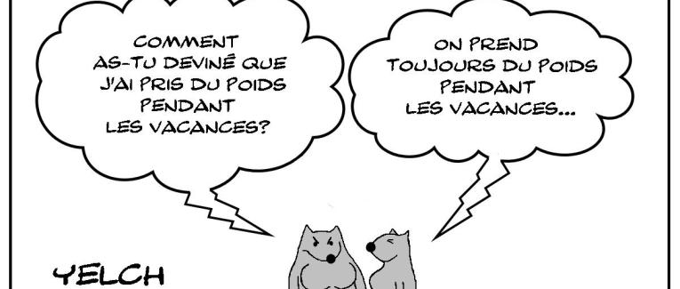Le poids des vacances