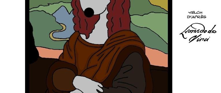 les tableaux des rats : La Joconde