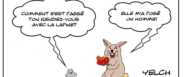 Elle m'a posé un homme