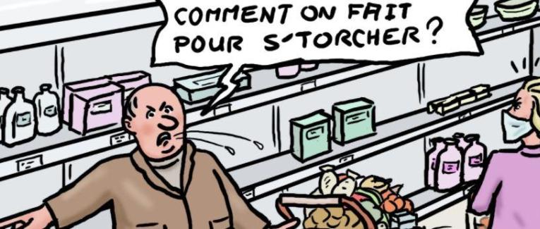 épidémie de Covid-19 : pénurie de produits de première nécessité