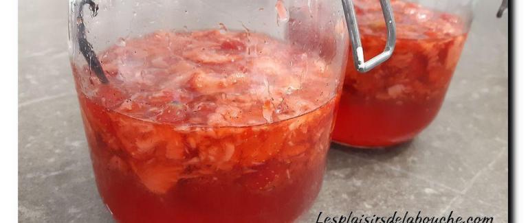 Liqueur de fraises.
