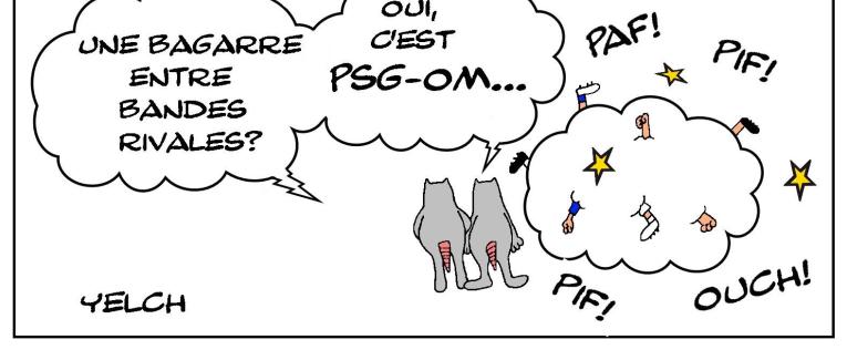 Bagarre de rue , enfin plutôt de stade...