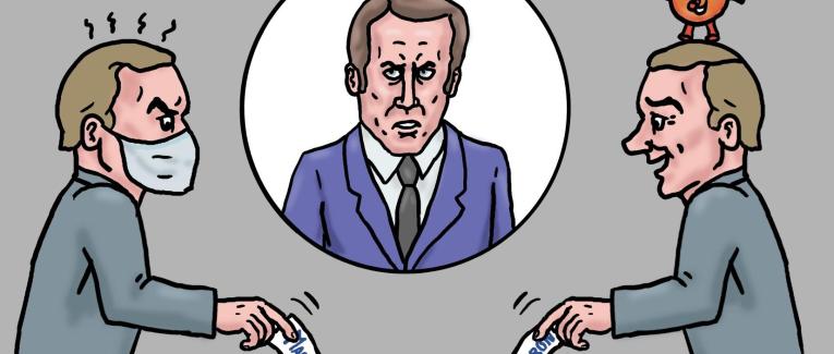 Macron prépare son discours