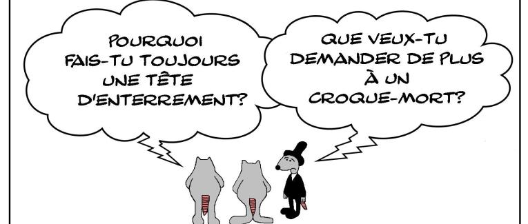 Le rat qui faisait une tête d'enterrement