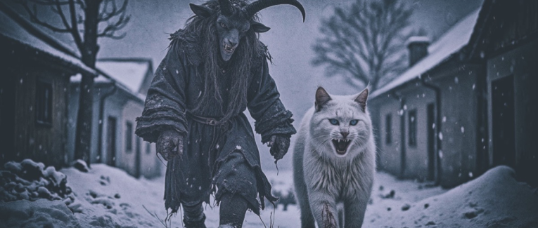 Krampus et le Jólakötturinn