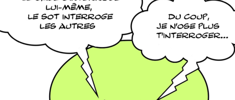 Interrogation , sot et sage