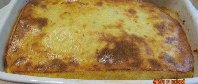 Clafoutis aux tomates cerises et olives