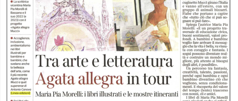 Dai libri alla mostra itinerante: LEGGI, SOGNA, VIAGGIA con AGATA ALLEGRA MUCCI