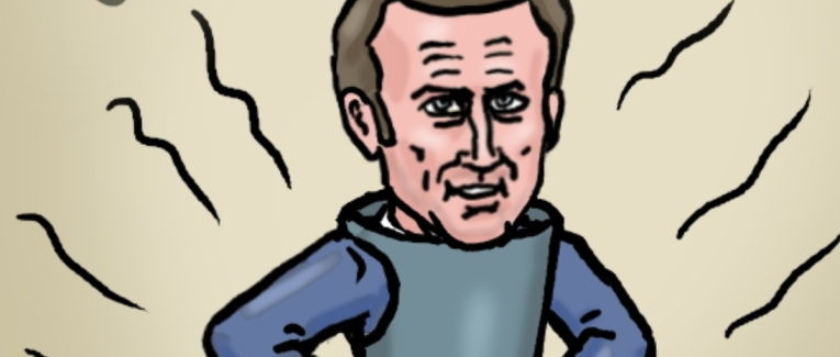 Macron droit dans sa botte !