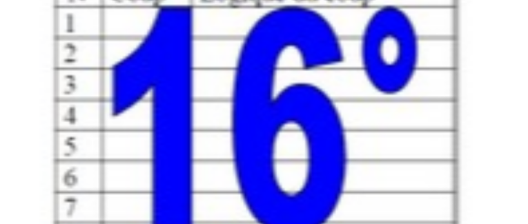 16° diagosudoku, avec la solution du quinzième 