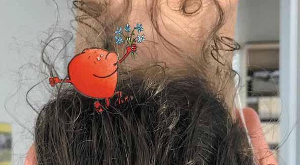 Le p'tit Coeur s'emmèle... les cheveux !