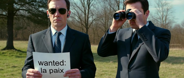 Une histoire de paix poursuivie par des agents secrets