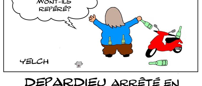 Depardieu arrêté en scooter pour conduite en état d'ivresse