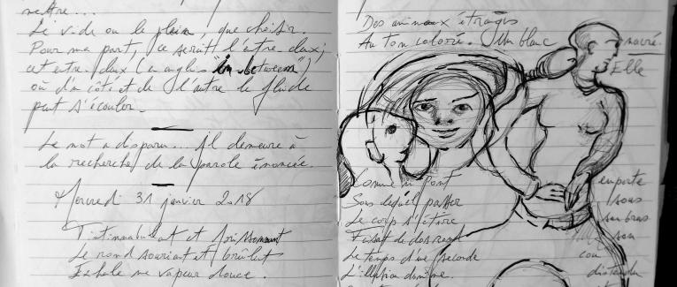 Petits Papiers Volants : Journal D'écriture 2003-2018 -Mardi 30 et Mercredi 31 janvier 2018