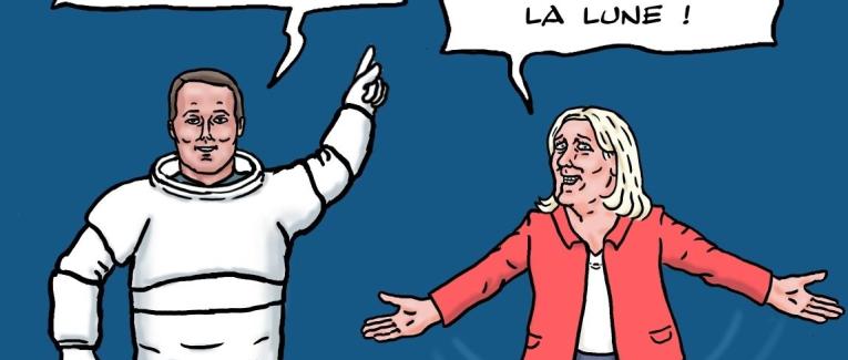 Marine Le Pen promet la lune