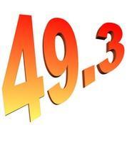 49.3 = record 