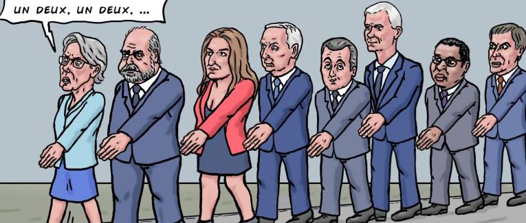 le gouvernement en ordre de marche