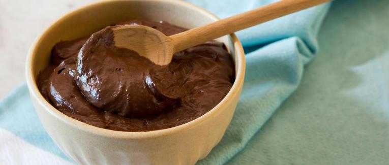Mousse au chocolat aux fèves de cacao