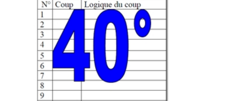 40° diagosudoku, avec la solution du trente-neuvième