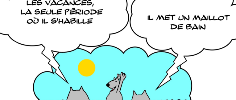 Habillé en vacances