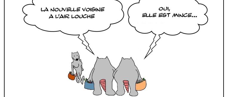 Mince , la voisine!