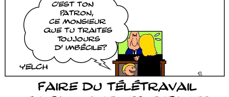 Faire du télétravail en gardant les enfants , ça peut être dangereux...