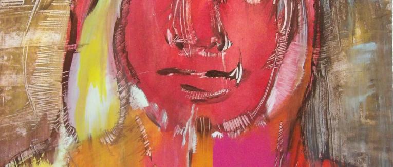 L'indien écarlate - peinture au fil du temps - 2007