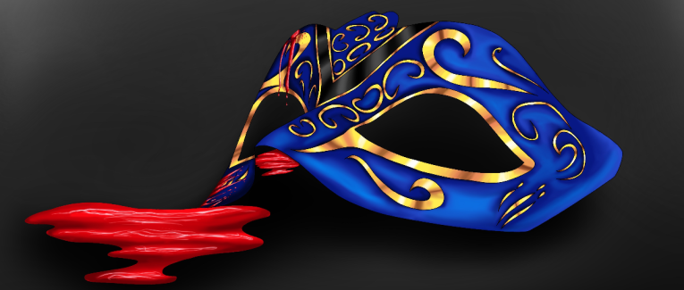 Couverture de "Masque, meurtres et faux-semblants"