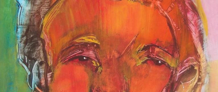 L'ange roux - peinture au fil du temps - 2008