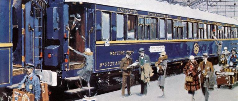 Le train bleu d'Agatha Christie