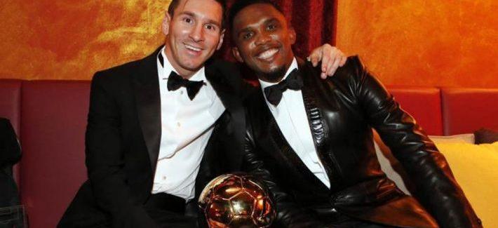LIONEL MESSI ARRIVE CHEZ LE MESSIE DU FOOTBALL CAMEROUNAIS.