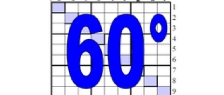 60° diagosudoku, avec la solution du douzième centrosudoku