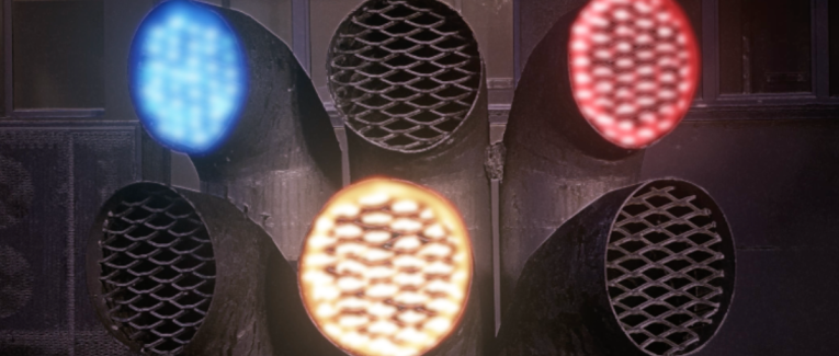 Abstract - Music Pipes with Lights