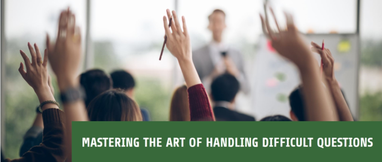 The ability to handle difficult questions during seminars