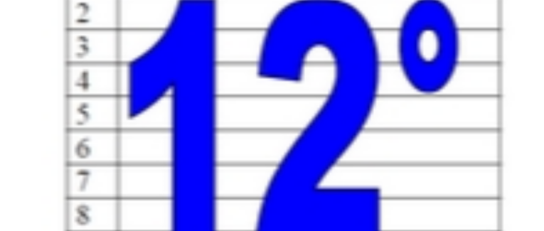 12° diagosudoku, avec la solution du onzième