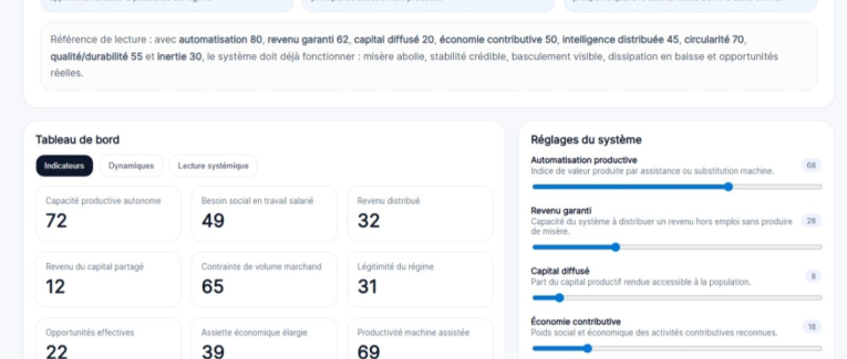 Simulateur de transition