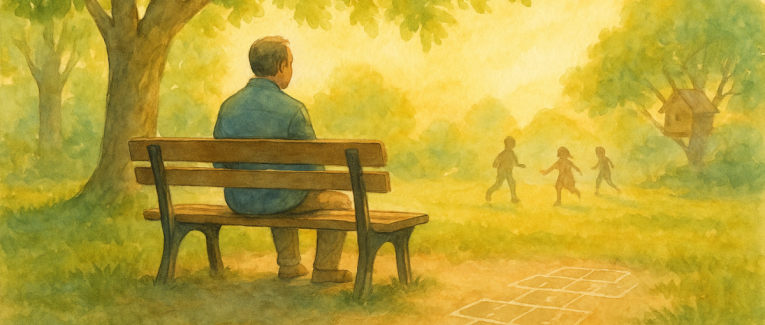 -20- Sur le banc du parc...