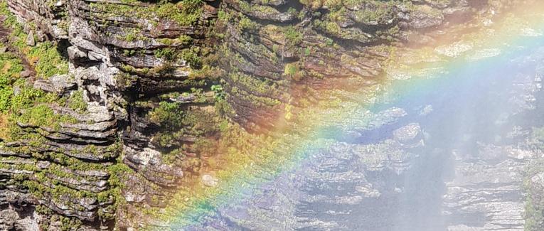 Cachoeira de Fumaça (cascade de 380m de haut)