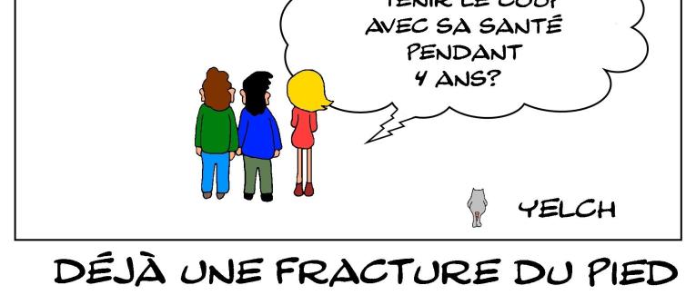 Le président est fragile