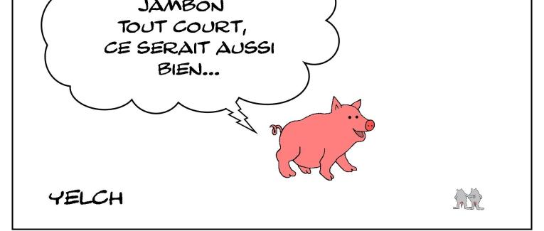 C'est bientôt cuit pour le jambon rose ?
