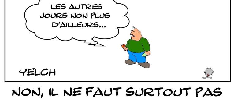 Non , il ne faut pas commencer un régime le lundi...